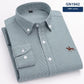 Classic Men's Oxford Cloth Button-Down (OCBD) Long-Sleeve Shirt, Plus Sizes