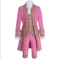 Men's Regency Stage Play Costume, Aristocrat Retro European, Embroidery Lace