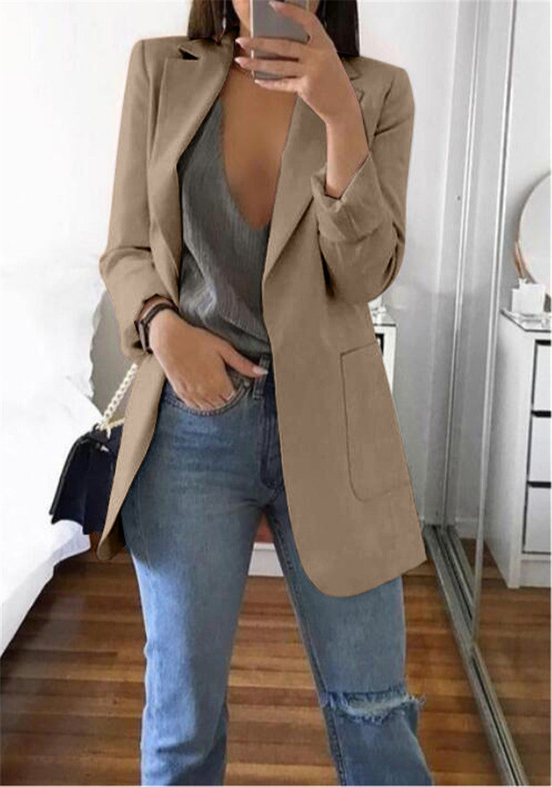 Casual Long Sleeve Women's Business Jacket