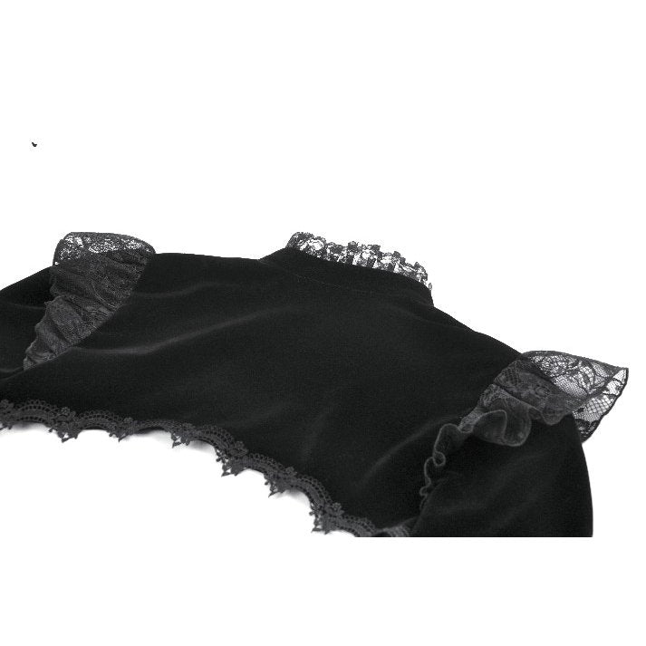 Dark in Love Erzebeth Lace Gothic Bolero Shrug in Black