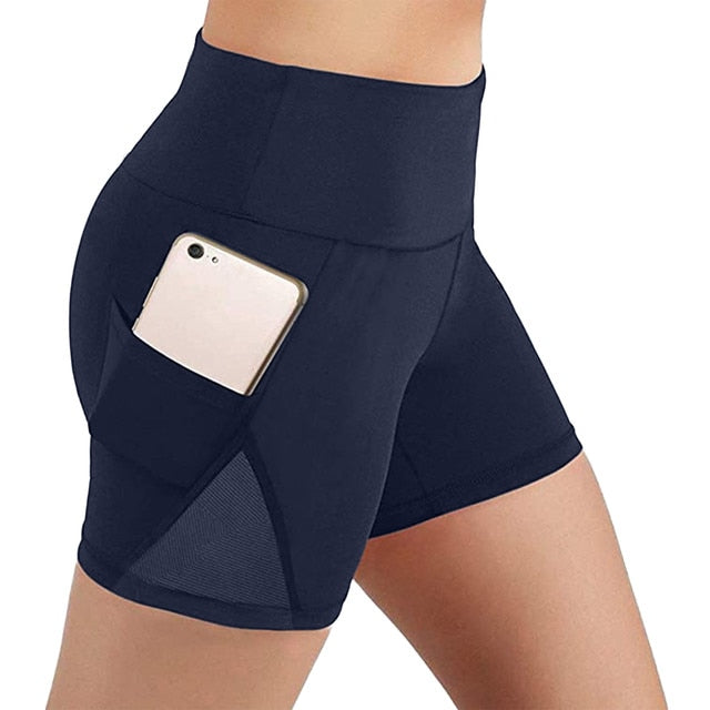 Women's Quick Dry High Elastic Yoga Activity Shorts