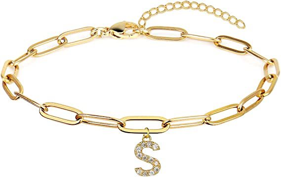 Women's Fashion 'Name Initial Letter' Bracelet