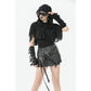 Dark in Love Nyx Distressed Shredded Hooded Poncho