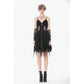 Dark in Love Punk Sleeveless Spiked Dress