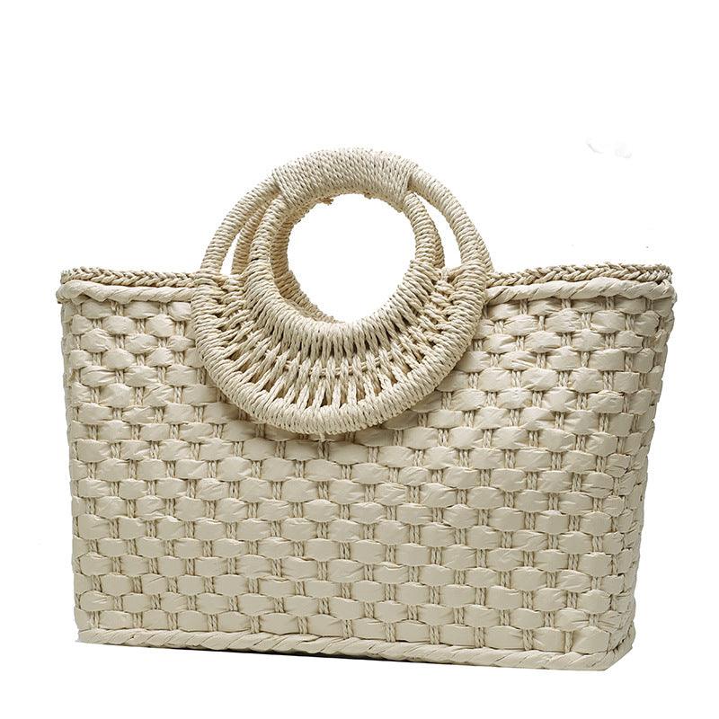 Bohemian Woven Beach Handbag