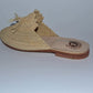 Handmade Raffia and Leather Berber Slippers, Multicolours