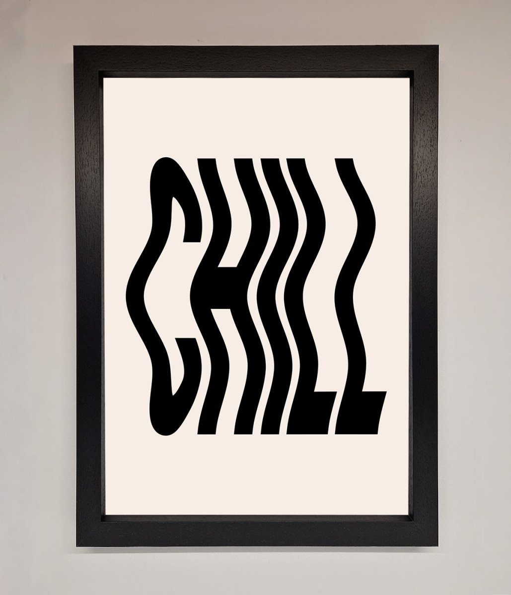 Chill Beige Framed Poster
