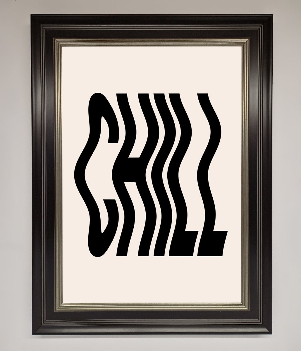 Chill Beige Framed Poster