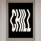 Chill Black Framed Wall Art