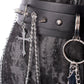 Heartless Crucufix Grunge Aesthetic Belt