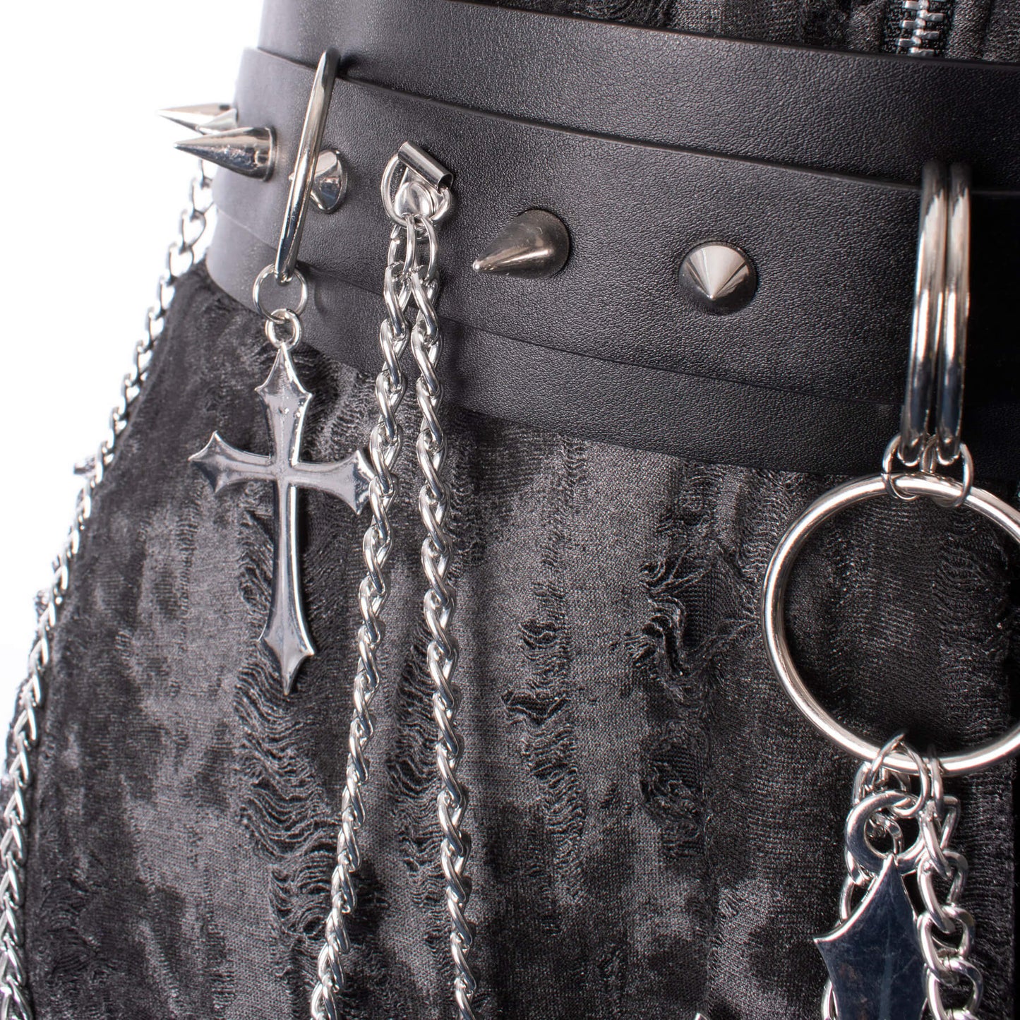 Heartless Crucufix Grunge Aesthetic Belt