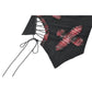 Dark in Love Punk Plaid Cross Strap Top