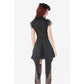 Dark in Love Thornspell Gothic Layered Lace Overskirt in Black
