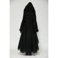 Dark in Love Eira Lace and Faux Fur-Trimmed Hooded Coat