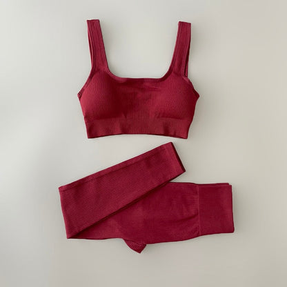 Classic Women's Yoga Two-Piece Clothing Set