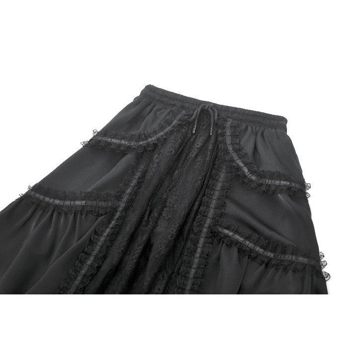 Dark in Love Belladonna Floor-Length Vintage Skirt