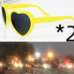 Night Lights 'Love' Special Effects Sunglasses