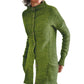 Vireous Women's High-Neck Urban Casual Woollen Long Cardigan