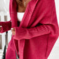 Hooded Bat-Sleeve Oversized Fashion Cardigan, Multi Colours