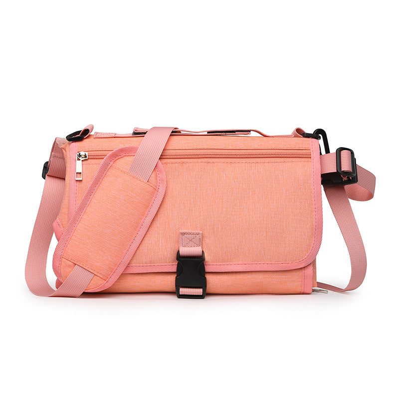 Portable Baby Nappy Pad, Multifunctional Outdoor Travel Folding Diaper Bag