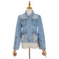 Women's Punk Fashion Fringed Denim Jacket