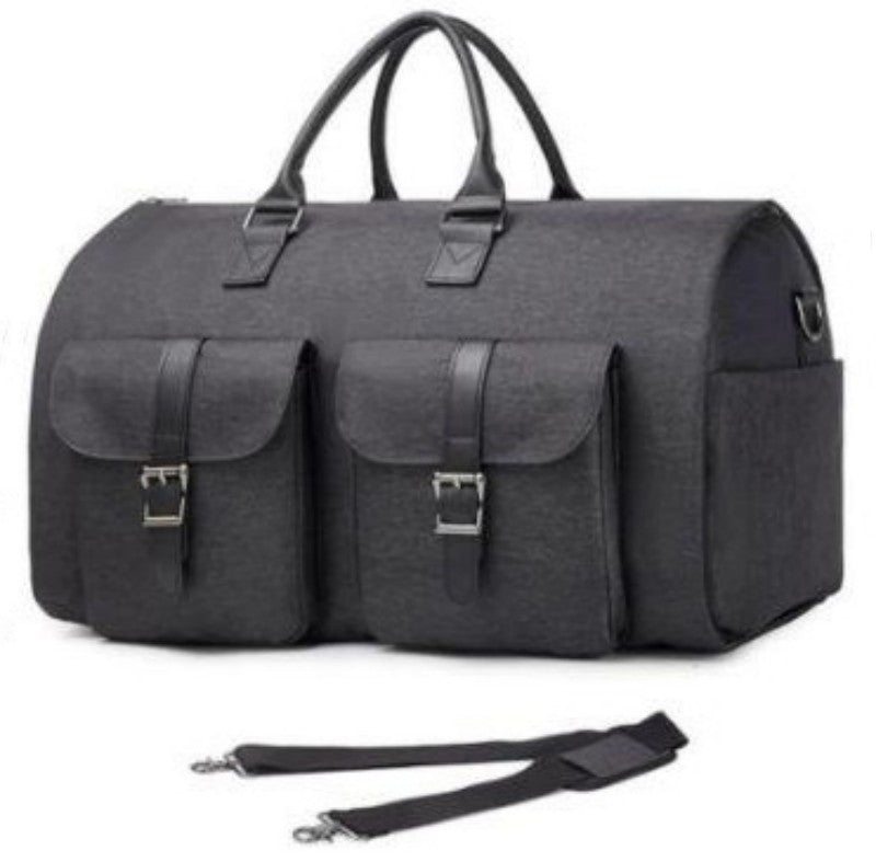 Convertible Travel Leather Carry-On Luggage Bag