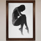 Dotted Figure Framed Poster