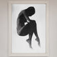 Dotted Figure Framed Poster