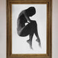 Dotted Figure Framed Poster