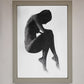 Dotted Figure Framed Poster