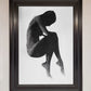 Dotted Figure Framed Poster