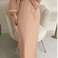 Fashion Muslimwear, Puffed Sleeve Long Dress, Abaya