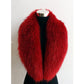 Faux Fox Fur Women's Shawl, Big Fur Collar Scarf