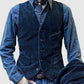 Men's Classic Warm Corduroy Jacket and Waistcoat