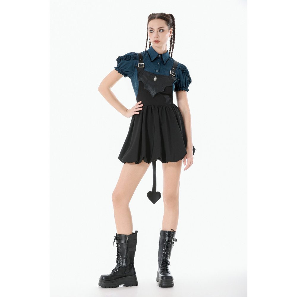Dark In Love Lilith 'Bat' Harness Bubble Dress