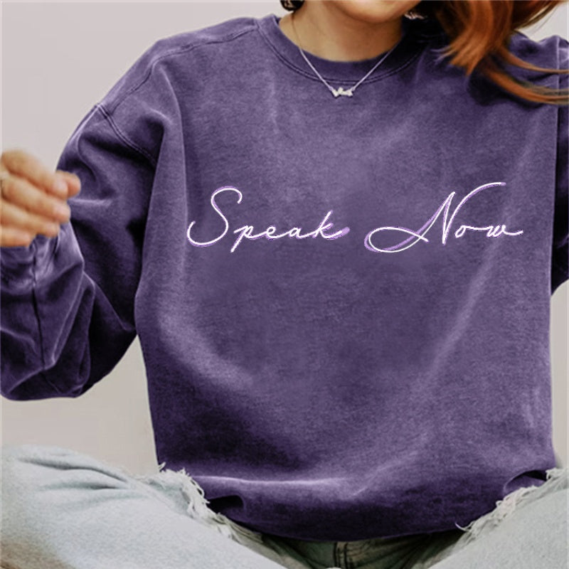 'Speak Now' Women's Sweatshirt