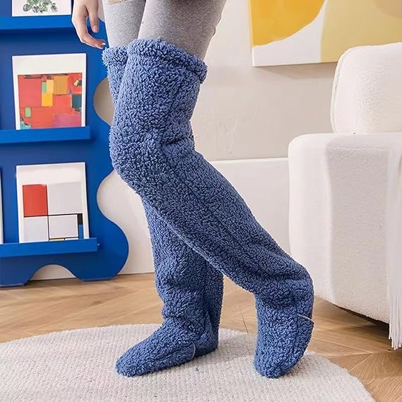 Plush Long Sock Slippers