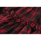 Dark in Love Morrigan Tartan Lace-Up Dress in Black