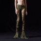 Women's Lace Crochet See-Through Tight Trousers