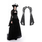 Dark in Love Belladonna Lace-Bell Sleeve Goth Shrug
