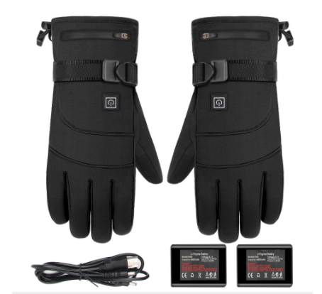 Rechargeable Heated Motorcycle Winter Touch Screen Gloves