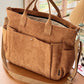 Thick Corduroy Cross Body Handbag