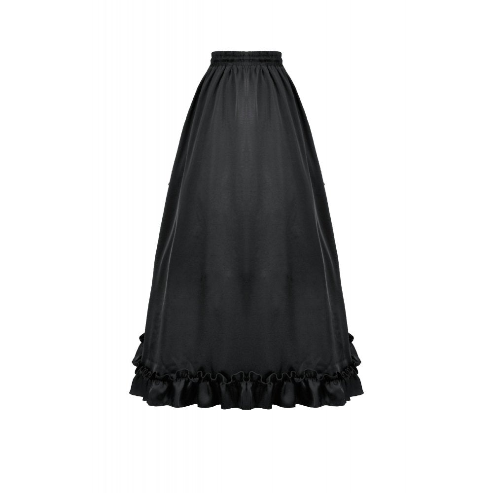 Dark in Love Belladonna Floor-Length Vintage Skirt