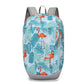 Waterproof Flamingo-Print Hiking Backpack