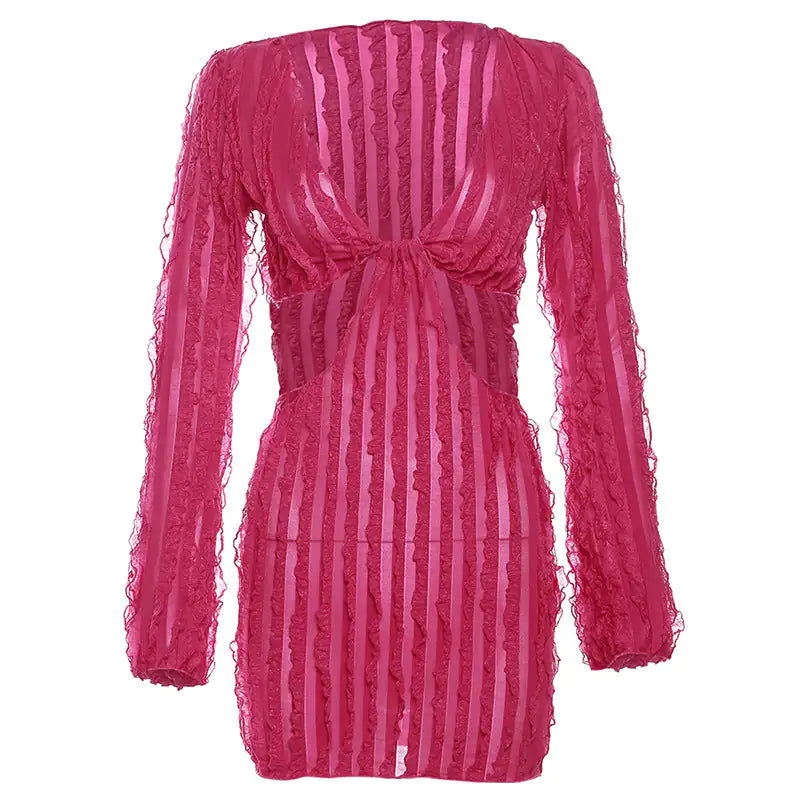 Mini Dress 'Girls Night Out' Long Sleeve Dress