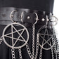 Heartless Hellbound Chain and Faux Leather Belt