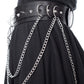 Heartless Hellbound Chain and Faux Leather Belt