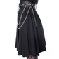 Heartless Hellbound Chain and Faux Leather Belt