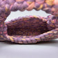 Chunky Handle Pink Crochet Loaf Handbag