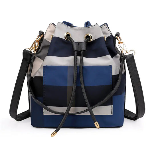 Women's Fashion Nylon Waterproof Bucket Bag, Multi Colours